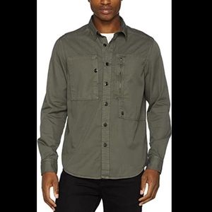 Green G-Star Powel Shirt L/S
